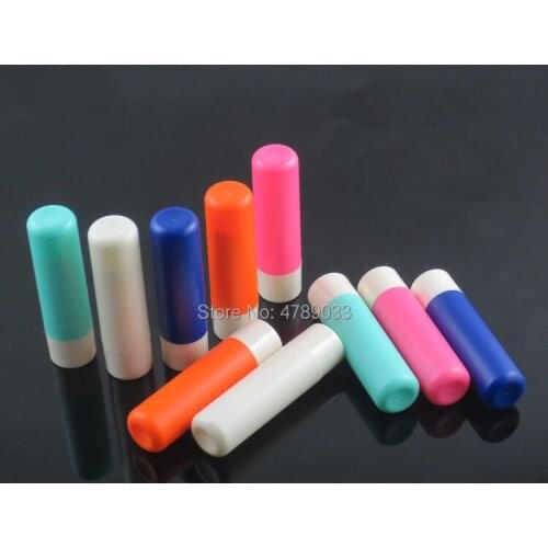 30/50/100pcs 4g Empty lip balm tube 12.1mm high quality lipstick tube DIY lip balm container hot sale