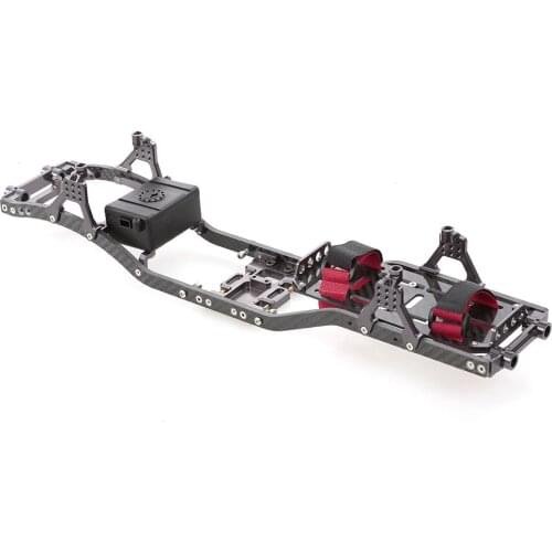 Frame Girder Carbon Graphite Chassis Professionals Frame Rails for 1/10 Axial SCX10 RC Crawler Truck Off-road Car