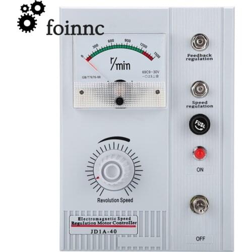 Motor Speed Controller Governor JD1A-40 AC 220-240V 15-40Kw Motor Pinpoint Regulator 132-1320RPM Controller