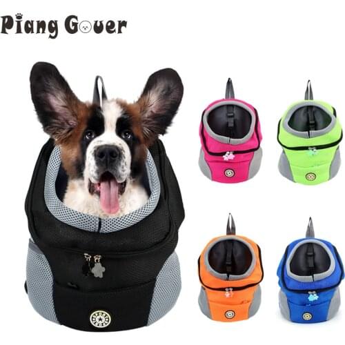 S/L/XL Puppy Outdoor Backpack Pet Chest Bag Breathable Mesh Pets Outing Carrying Dog Bag Casual Dog Backpack For Cat