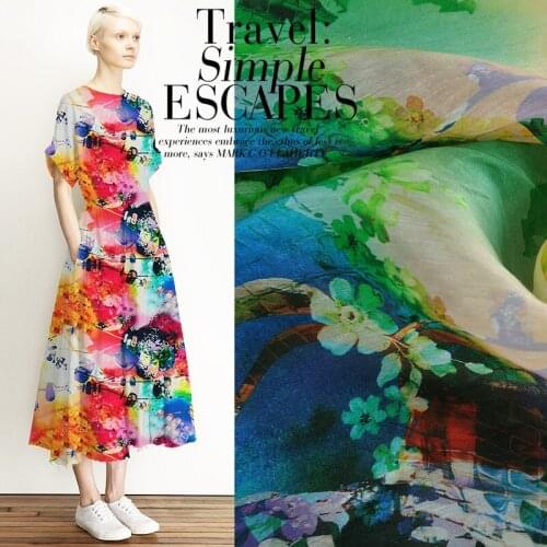 CNUM SL089 Silk Linen/ Colorful Summer /Silk Fabric 30% Silk 70% Linen /Width1.48yd Thickness 16mmm /Unit:Meter