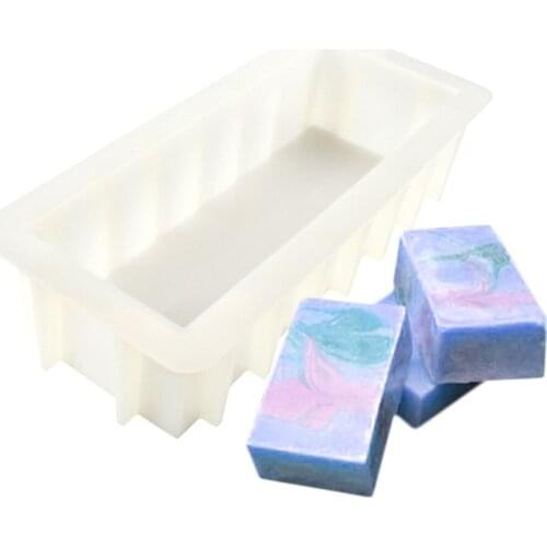 1400ML Large Capacitu Silicone Soap Mold 3D Plain Flexible DIY Handmade Natural Color Aronmatherapy Bathroom Appliane Soft Tool
