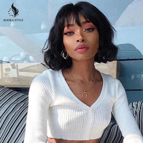 Synthetic Bob Wigs for Women Short Wavy Blonde Wig Hair Cosplaly Wigs with Bangs Heat Resistent Fiber Hair Lolita Wigs for Afric