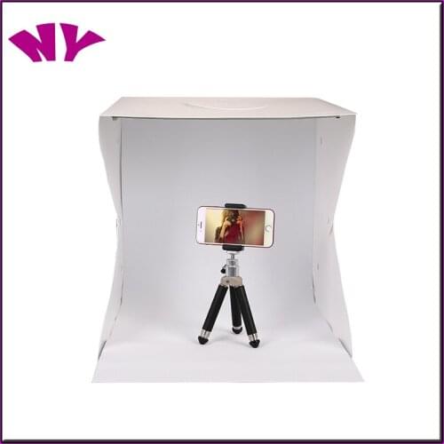 Mini Folding Photography Light Box 2 Panel LED Light Photography Box Portable Photo Background Kit Light Box Accessories20/30/40
