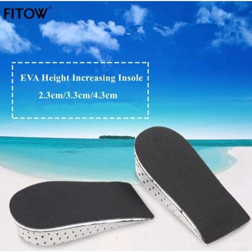 Unisex Height Increasing Orthotics Half Insoles Pad Height Cushion Taller Male Female Footwear Shoes Height Cushion Taller