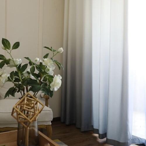 Cortinas Dormitorio Curtains for Living Room Gradient Cloth For Window Treatments Curtain For Bedroom Tulle Drapes