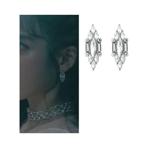 DEL LUNA Hotel IU Korean dramas TV New Fashion personality Pearl Eardrop Elegant For Women Earrings pendientes brincos ornament