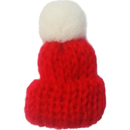 10Pcs Simulation Mini Knitted Hat DIY Clothing Design Accessories Scarf Ornament
