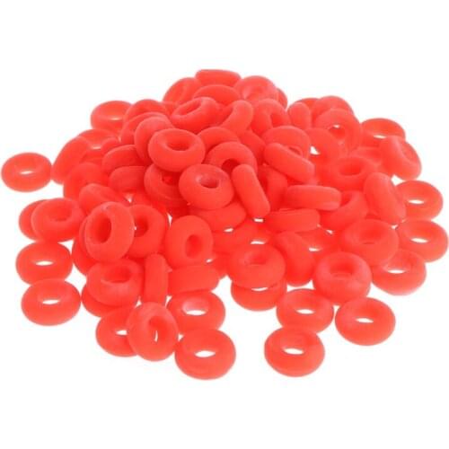 100 Pcs Castration Rubber Ring Pliers Accessories Elastic Reusable Tail Cutting