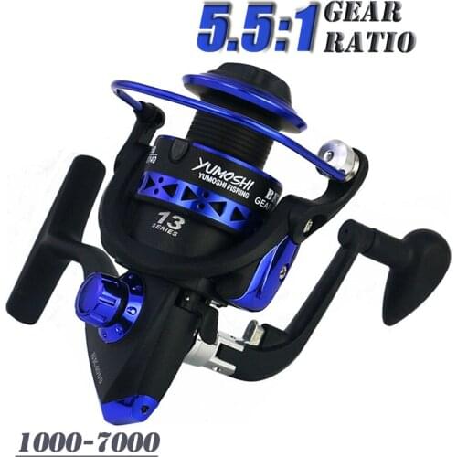 13BB Lightweight Fishing Spinning Reel Freshwater Saltwater Fishing Carp Wheel Fishing Casting Reels 1000-7000 Series