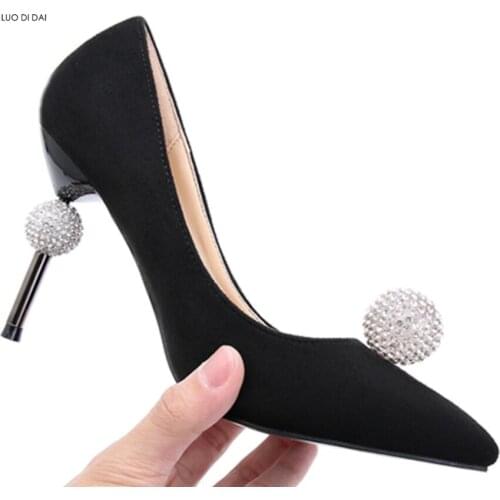 2020 women glitter high heels diamond ball pumps party shoes rhinestone stud pumps dress shoes sequin crystal wedding shoes