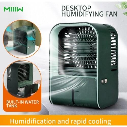 2021 New 3 In 1 Portable Aromatherapy Electric Fan Three-speed Adjustable Humidifier With Fan