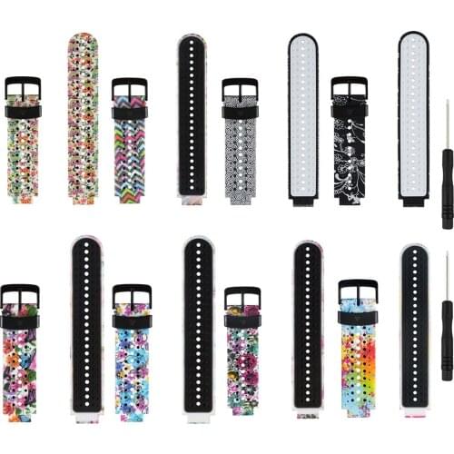 230HS) Soft Silicone Strap Replacement Watch Band For Garmin Forerunner 230/235/220/620/630/735XT/235Lite Smart Watch Bracelet