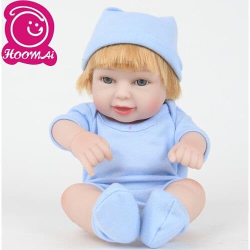 25 CM Amazing Bebe Reborn Newborn Lifelike Full Vinyl Body Silicone 10" Cute Realistic Babies Toy Christmas Present Playmates