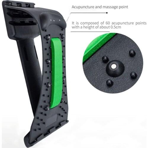 Acupuncture Massager Stretcher Fitness Lumbar Support Pain Relief Corrector Neck Spine Pain Relief Massager Stretcher