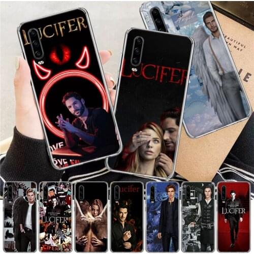 Romance Club Lucifer Soft Cover Phone Case For Huawei P30 P20 P10 P40 Mate 30 20 10 Pro Lite P Smart Z Plus + Customized Coque S