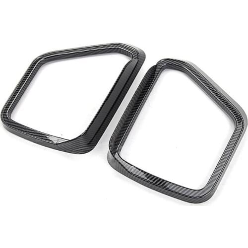 Rear View Side Mirror Cover Rain Eyebrow Visor Shade Guard Trim for Ford F150 F-150 2021 Accessories
