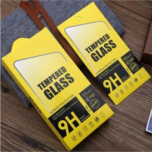 D&P 200ps/lot 175*87mm Green Universal Paper Retail Package Packaging Box For Cell Phone 9H Tempered Glass Screen Protector Film