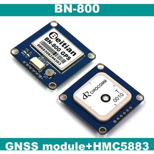 BEITIAN GNSS module GPS GLONASS Dual flight control GPS module compass HMC5883L,AMP2.6/PIX4/PIXHAWK,BN-800