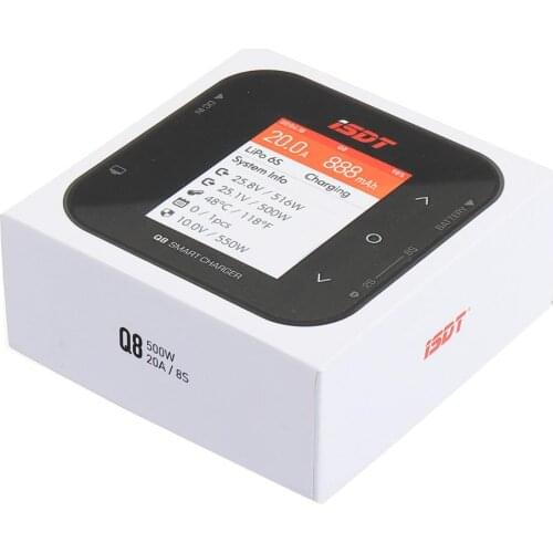 ISDT Q8 Max BattGo 1000W 30A High Power Battery Balance Charger Discharger for 1-8S Lipo Battery for RC FPV Drone