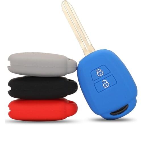 Kutery 2 Buttons Remote Silicone Car Key Case Shell Cover For Toyota Yaris Camry Corolla Echo Rav4 Prado Highlander