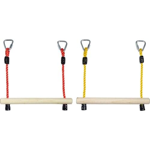 Swing Pull Up Bars Sports Rod Children Trapeze Bar Outdoor Ring Slack Obstacle Accessories Training Playground Equipment