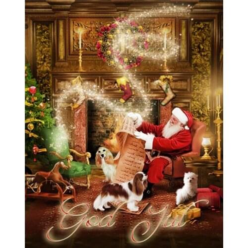 New fashion Christmas gift Full round Diamond 5D DIY Diamond Painting Embroidery Cross Stitch Rhinestone Mosaic Painting