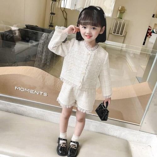 Clothes For Girls Vest + Dress Suit For Girls 2021 New Teenage Clothes For Girls Spring Autumn Childrens Clothing