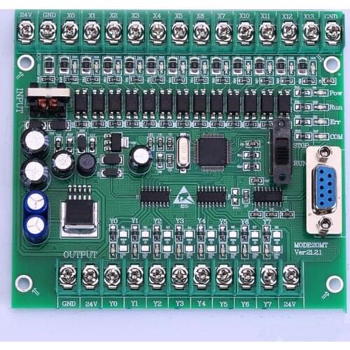PLC Industrial Control Board FX1N FX2N 20MR 20MT Download monitoring can be even touch screen text FX1N-20MR FX1N-20MT FX2N-20MR