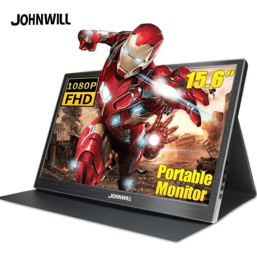 Portable Monitor 15.6''4K lcd hd HDMI USB Type C Display for PC Laptop Phone PS4-switch-XBOX 1080p Gaming Monitor ips Screen
