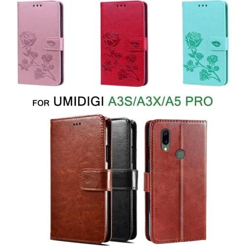 Case For UMIDIGI A3S A3X Flip Capas Cover Csae For UMI UMIDIGI A5 Pro Wallet Phone Stand Funda Coque Cases