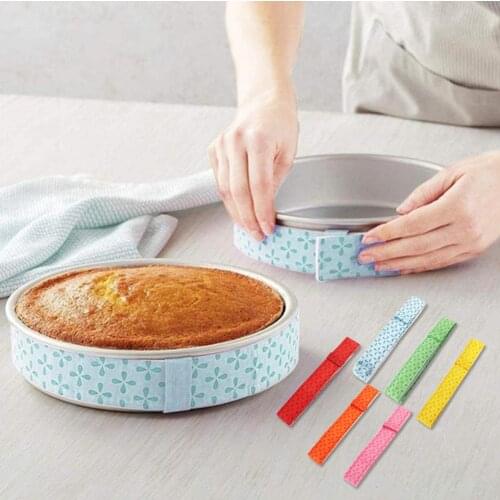 Baking Sheet Protect Banding Cloth Pasty Tool Easy Clean Cake Pan Strips Bake Even Strip Belt Moist Level Cake Baking Sheet Belt