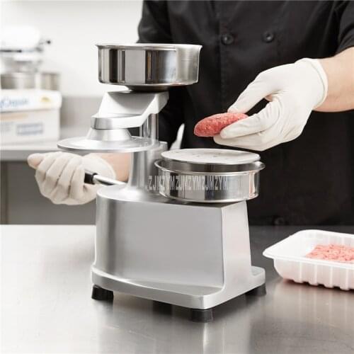 100mm/130mm Manual Hamburger Press Maker Burger Forming Machine Round Meat Shaping Aluminum Machine Forming Burger Patty Makers