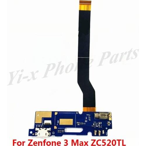 USB Charger Plug Ribbon For Asus Zenfone 3 MAX ZC520TL Micro Dock Connector Board Flex Cable Repair Parts