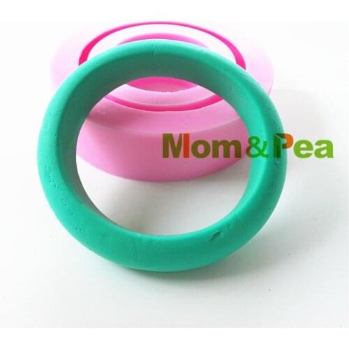 Mom&Pea 0771 Free Shipping Bracelet Shaped Silicone Mold Cake Decoration Fondant Cake 3D Mold Food Grade
