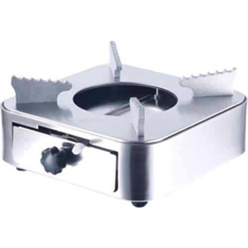 Drawer-type Alcohol Stove Solid Liquid Alcohol Cooking Supplies Thicken Outdoor Camping Alcohol Stove Small Hot Pot