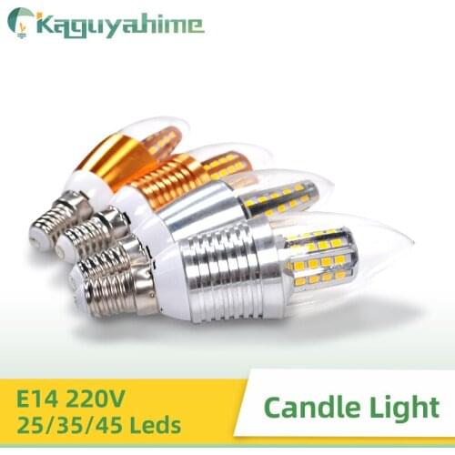 K-RU LED Candle Bulb E14 Golden Aluminum 9W 12W LED Light 220V Led Lamp Cool White Warm White Lampada Bombillas Lumiere