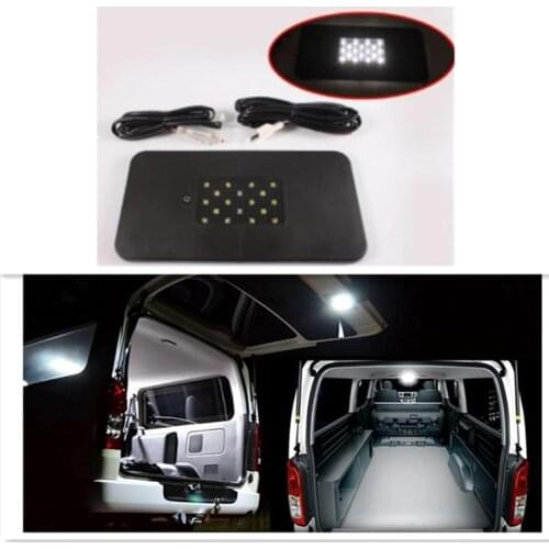 REAR door LED light Rear tailgate atmosphere light Trunk decorative lightfor hiace 2014-2017