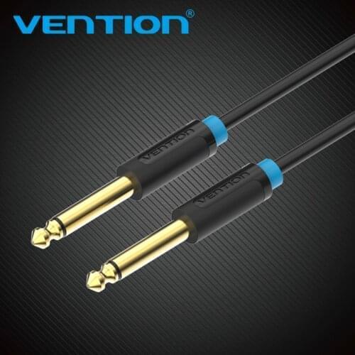 Vention Aux Guitar Cable 6.5 Jack 6.5mm to 6.5mm Audio Cable 6.35mm Aux Cable for Stereo Guitar Mixer Amplifier Speaker cablenew
