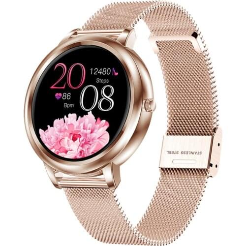 Women Smart Watch 2020 Fashion Ladies Full Touch Screen SmartWatch Pedometer Heart Rate Sleep Tracking Watches