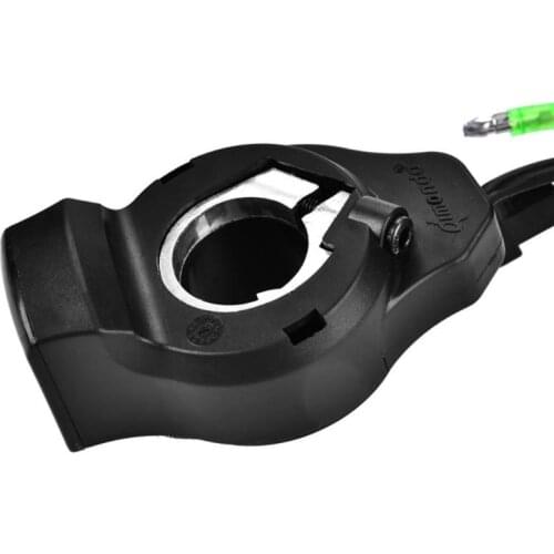 1 Set E-bike Handlebar Electric Scooter Accelerator Thumb with LCD Display Black Bicycle Grips Accessories