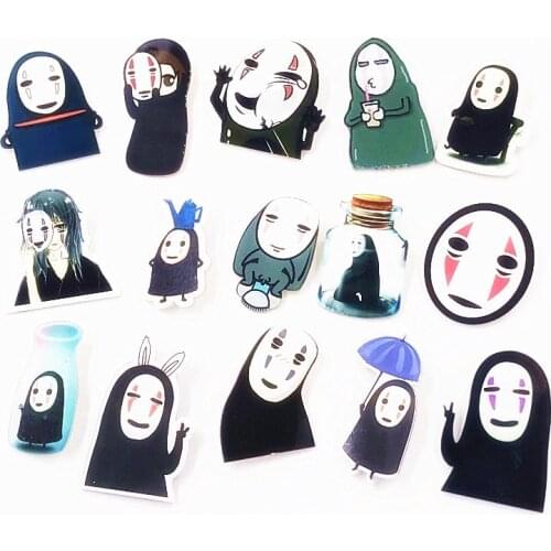 1PCS No Face Man Icons on The Pin Kawaii Icon Badge Bacges on Backpack Badges for Clothing Acrylic Badges Brooch