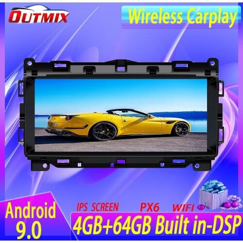 10.25"Android 9.0 for Jaguar F-PACE 2016 2017 2018 GPS Navigation Car Radio DVD Player 2 Din Stereo AM/FM 8 Core IPS Headunit