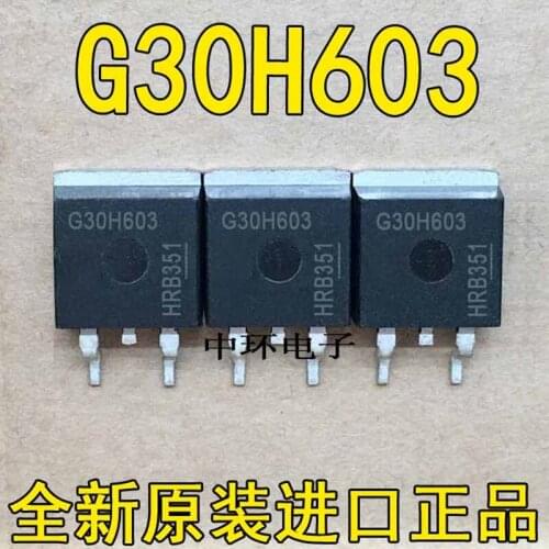 10 pcs IGB30N60H3 TO-263 G30H603 TO263 IGB30N60 IGBT 30A 600V K30H603 new original