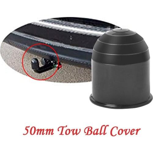 50mm Universal Auto Tow Bar Ball Cover Cap Hitch Caravan Trailer Protection car accessories repair tool