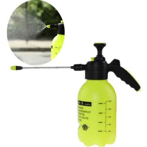2L Yellow Flower Watering Can Household High Pressure Sprayer Spray Bottle Gardening Irrigation Tools