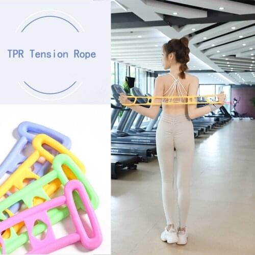 Tension Rope Puller Pedal Ankle Abdominal Exerciser Fitness Elastic Sit Up Pull Rope Home Gym Sport Training Equipment