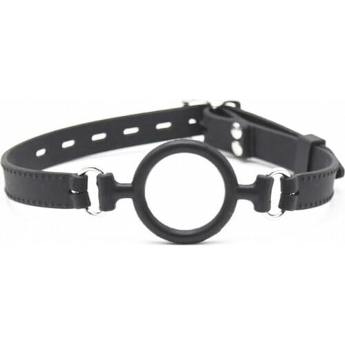 Hot Sale Open Mouth Gag BDSM Silicone Open Mouth Gag , O Ring Gag Head Harness Mouth Gagged , Sex Toys For Women