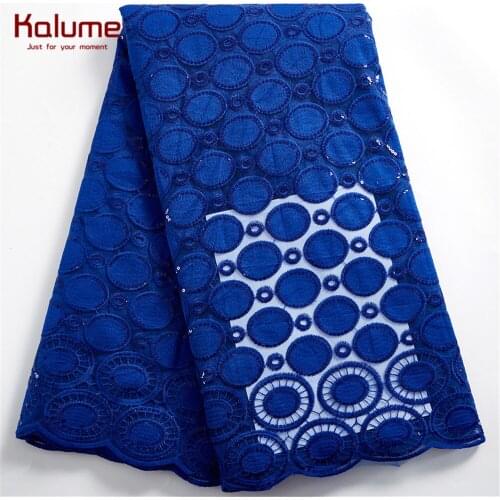 Kalume African Lace Fabric Brocade Tissue Latest 2021 High Quality Nigerian French Tulle Lace Fabric For Party Dress Robes F2416