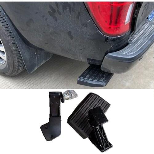 Tailgate ladder fit for ranger T6 T7 T8 XL XLT WILDTRACK ISUZU D-MAX NAVARA NP300 TRITON L200 RAM F-150 rear side step plate